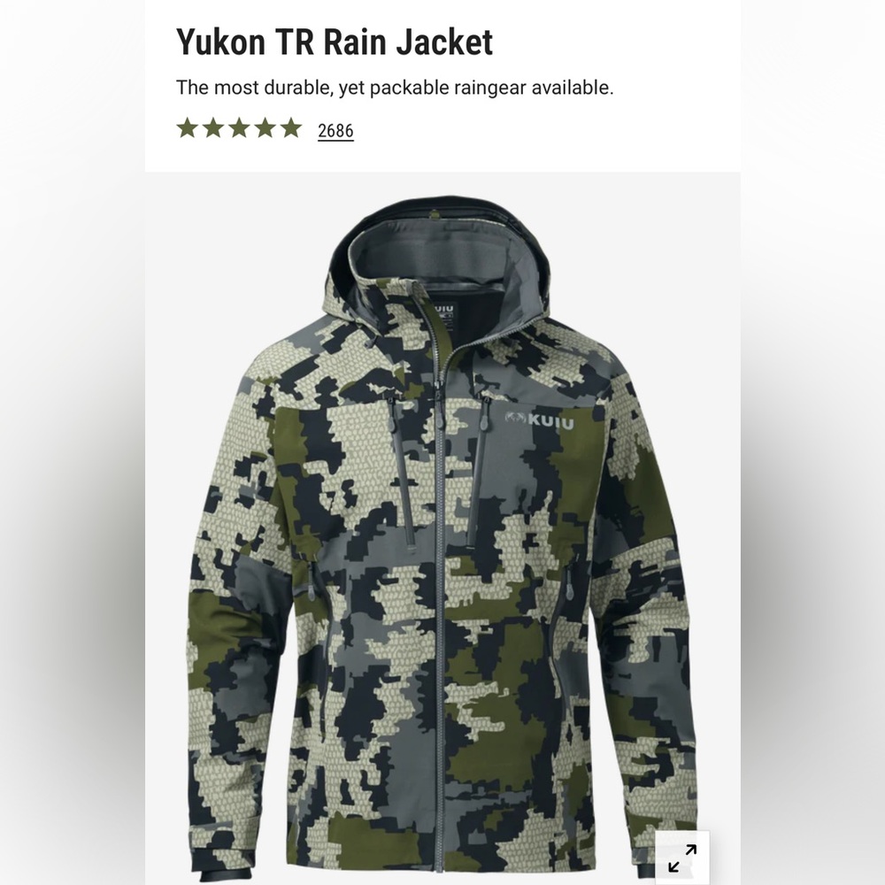 KUIU Yukon TR Rain Jacket